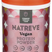 Natreve Vegan Strawberry Shortcake Protein Powder, 13 OZ