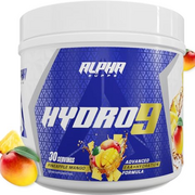 Alpha Supps Hydro 9 Aminos | EAA + Hydration Formula | Essential Amino Acids EAAs Powder with BCAAs & Electrolytes 30 Servings - Pineapple Mango