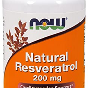 NOW Foods Natural Resveratrol - 200 mg - 60 Vegetarian Capsules