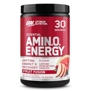 Optimum Nutrition Amino Energy - Pre Workout with Green Tea, BCAA, Amino Acids, Keto Friendly, Green Coffee Extract, Energy Powder - Fruit Fusion, 30 Servings (Packaging May Vary)