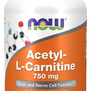 NOW Foods Acetyl-L-Carnitine 750 mg - 90 Tablets