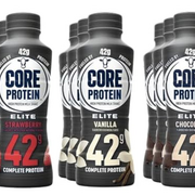 Core Protein Elite Fairlfe 42g High Protein Shake Variety, Ready to Drink for Workout Recovery (9 Count)