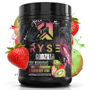 RYSE Up Supplements Noel Deyzel x Godzilla Pre Workout | Intense Pumps, Energy, & Focus | Citrulline & Beta Alanine | 400mg Total Caffeine | 40 Servings (Strawberry Kiwi)