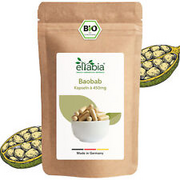 Organic Baobab Capsules | High Dose 1200mg Daily Dose | 100% Pure No Additives