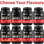 Optimum Nutrition ON Gold Standard 100% Whey Protein Powder 900g All Flavours UK