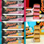 Mars HIPROTEIN LOW SUGAR Bar Raspberry Smash & Salted Caramel Chocolate Bars 55g
