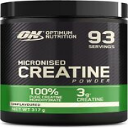 Optimum Nutrition Micronised Creatine Monohydrate Powder 100% 317g - 93 Serve *