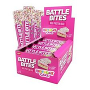 Battle-Bites Protein Bars Low Carb Soft Baked Low Sugar High Protein X 12 Bars