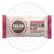Pulsin Vegan Maple & Peanut Protein Bar (18x50g)