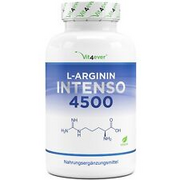 Arginine - 365 Capsules - 4500 mg / Day - Amino Acid - Vegan and High Dose