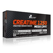 (116,60 €/ KG) Olimp Creatine 1250 Mega Caps 168g Kraftaufbau 120 Capsule +Bonus