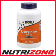 NOW Foods L-Arginine 500mg Strength Booster - 250 caps