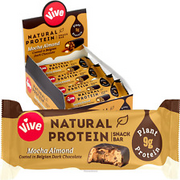 Vive Gluten Free Protein Bars, High Protein Snacks, Vegan, High-Fibre, 100% 12 x