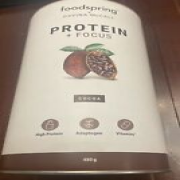 3 x Foodspring - PROTEIN & FOCUS - COCOA - 480 g - 04/2025