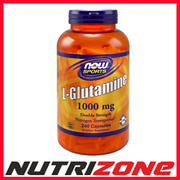 NOW Foods L-Glutamine 1000mg Strength Recovery Support - 240 vcaps