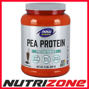 NOW Foods Pea Protein with BCAAs, Dutch Chocolate - 907g