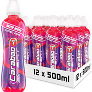 Carabao Sport Energy Drink Mixed Berry, 12 x 500ml Bottles Case, Isotonic, B B6