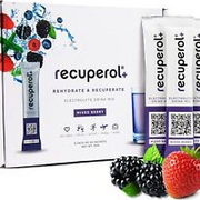 Recuperol Rehydration & Recovery Electrolytes Powder Drink Mix, 8 Pack, High...