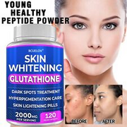 GLUTATHIONE 2000mg Antioxidant Anti-aging Skin Whitening Vitamin C Capsules