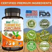 Turmeric Curcumin 1500mg Herbal Extract BioPerine 30 to 120 Capsules