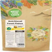 Wholefood Earth - Nutritional Yeast Flakes, 500 g - with B12, Dairy Free, GMO