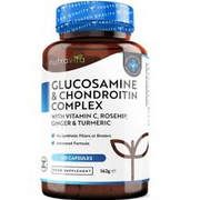 Effective Glucosamine and Chondroitin Supplement 180 Capsules for Joint Wellnes