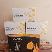3X Unimate Yerba Mate Supplement LEMON GINGER & 1X Unicity BIOS LIFE SLIM..
