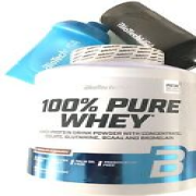 (26,39€/kg) BioTech USA 100% Pure Whey Protein 2270g+Bonus 2 Shaker