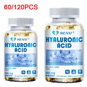 60/120 Hyaluronsäure Kapseln - Anti-Aging & Gelenke - 850mg Hyaluron hochdosiert