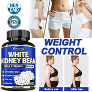 White Kidney Bean Kapseln 9050mg - Abnehmen, Kohlenhydratblocker, Appetitzügler
