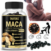 MACA EXTRAKT KAPSELN- HOCHDOSIERT Natural Testosteron & Hormon Booster