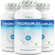 365 -1095 Tabletten Chromium 200mcg - Hochdosiert - 100% Chrom Picolinate