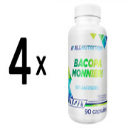 (180 g, 249,22 EUR/1Kg) 4 x (Allnutrition Bacopa Monnieri - 90 caps)