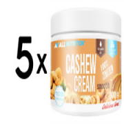 (2500 g, 33,66 EUR/1Kg) 5 x (Allnutrition Cashew Cream, Smooth - 500g)