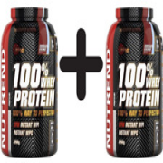 (4500 g, 25,99 EUR/1Kg) 2 x (Nutrend 100% Whey Protein, Chocolate Coconut - 225