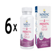 (540 g, 309,78 EUR/1Kg) 6 x (Nordic Naturals Prenatal DHA Fish Oil - 90 softgel