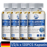 Hyaluronsäure 120 Kapseln - 850 mg Hyaluron hochdosiert - Anti-Aging & Gelenke