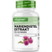 Mariendistel Extrakt  - 180 Kapseln 500mg - 80% Silymarin - 100% Mariendistel