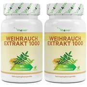 2x Weihrauch Extrakt = 360 Kapseln mit 500 mg - 85% Boswelliasäure - Vegan