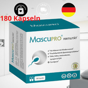 Mascupro® Fertilität Mann | Vegan | Fruchtbarkeit + Spermienproduktion | 180Kaps
