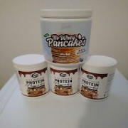 Protein Pancakes, Light Peanut Cream, Rice Cream