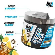 BPI Sports Keto Tee Iced 25 Anwendungen Detox Stütze Fettverbrennung für Energie