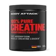 Body Attack 100% Pure Creatine Pulver - 500g