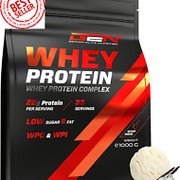Whey Protein Komplex - 1000 G (Vanille Ice Cream) - Mit Isolate Anteil - Instant