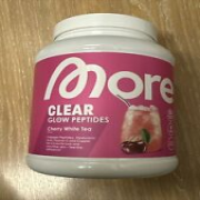 More Clear Glow Peptides Cherry white Tea 600 g More Nutrition Neu&Ovp