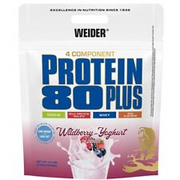 Joe Weider Protein 80 Plus, 2000 g Beutel, Waldfrucht-Joghurt