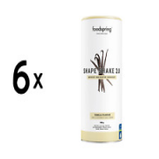 (5400 g, 37,84 EUR/1Kg) 6 x (foodspring Shape Shake 2.0 (900g) Vanilla)