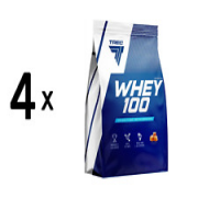 (9100 g, 28,80 EUR/1Kg) 4 x (Trec Nutrition Whey 100 (2275g) Salted Caramel)
