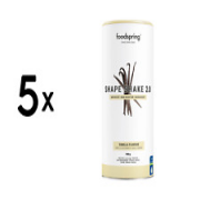(4500 g, 37,80 EUR/1Kg) 5 x (foodspring Shape Shake 2.0 (900g) Vanilla)