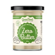 GreenFood Nutrition Zero Butter Erdnusscreme, 400 g Glas, weißer Schokolade